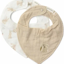Hot Set de 2 bavoirs bandana Baby Bunny Bavoirs