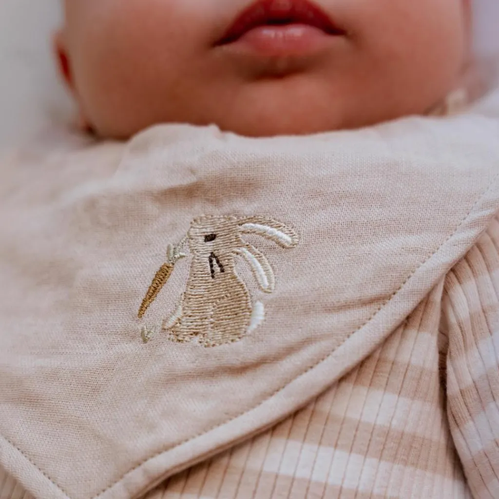Hot Set de 2 bavoirs bandana Baby Bunny Bavoirs