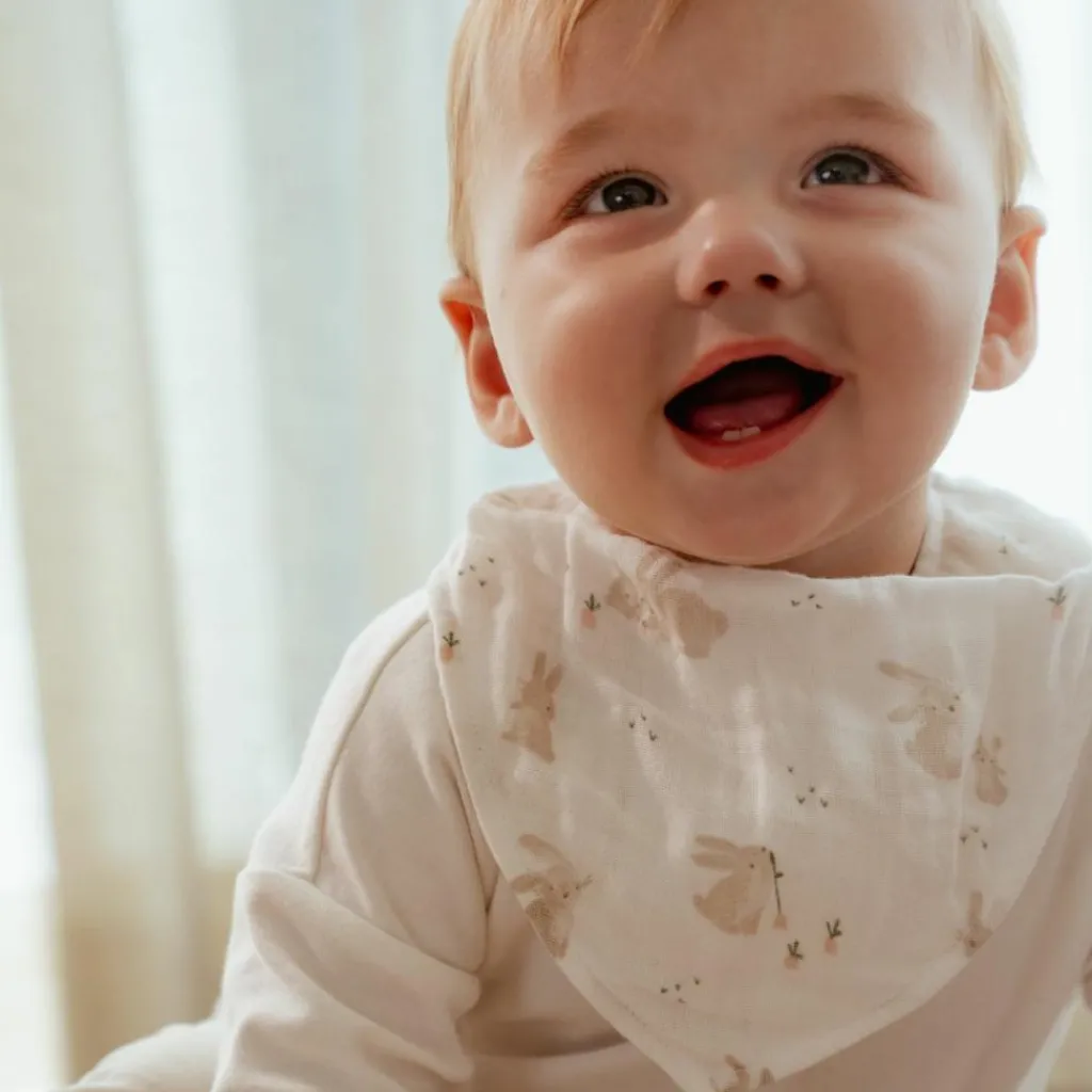 Hot Set de 2 bavoirs bandana Baby Bunny Bavoirs