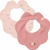 Little Dutch Set de 2 bavoirs Fairy Flowers-Pink Blush