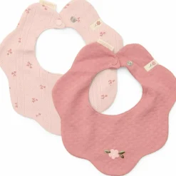 Little Dutch Set de 2 bavoirs Fairy Flowers-Pink Blush