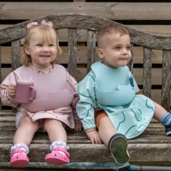 TUM TUM Set de 2 bavoirs Rose