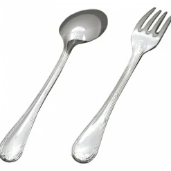 Daniel Crégut Set de 2 couverts bébé Louis XVI personnalisable dans son coffret (métal argenté)