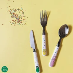 Petit Jour Paris Set de 3 couverts d'apprentissage Barbapapa