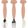 Trixie Set de 3 couverts en silicone Mrs. Cat (3 pièces)