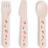 New Set de 3 couverts Foodie Tiny farm Rose Couverts
