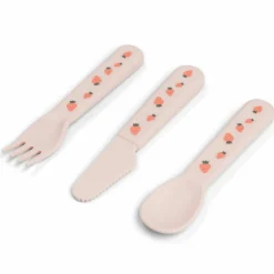 New Set de 3 couverts Foodie Tiny farm Rose Couverts