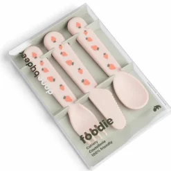 New Set de 3 couverts Foodie Tiny farm Rose Couverts