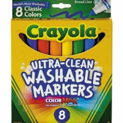 DBKids Set de 8 Feutres à l'eau Crayola pour Coloritable