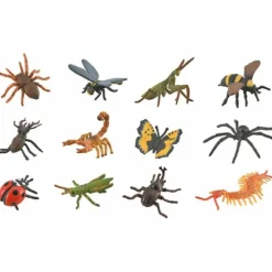 Collecta Set de 12 Insectes et araignées (7-11 cm)