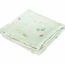 New Set de 2 langes en gaze de coton Little Farm Pure Olive (70 x 70 cm) Lange