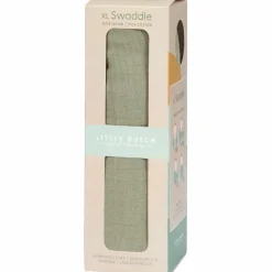 New Set de 2 langes en gaze de coton Little Farm Pure Olive (70 x 70 cm) Lange