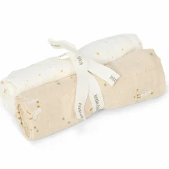 Little Dutch Set de 2 langes en gaze de coton Little Goose (70 x 70 cm)