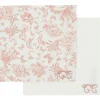 Tartine et Chocolat Set de 2 langes Toile de Jouy rose (70 x 70 cm)