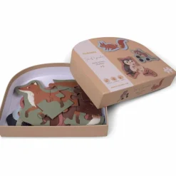 Filibabba Set de 7 puzzles Animaux nordiques