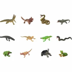 Collecta Set de 12 Reptiles et Amphibiens (11,5 x 15 cm)