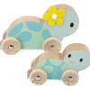 Janod Set de 2 tortues à pousser Pure