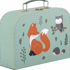 A Little Lovely Company Set de 2 valisettes de rangement Amis de la forêt