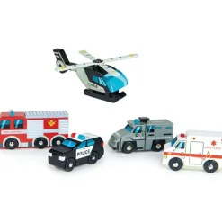 Tender Leaf Set de 5 véhicules d'urgences