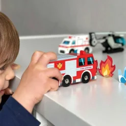 Tender Leaf Set de 5 véhicules d'urgences