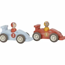 Hot Set de 2 voitures de course en bois Petites Voitures, Véhicules Et Circuits