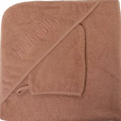 Hot Set de bain Mini nous Terracotta (70 x 70 cm) Cape De Bain