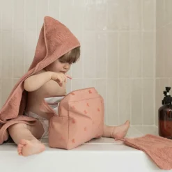 Hot Set de bain Mini nous Terracotta (70 x 70 cm) Cape De Bain