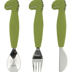 Outlet Set de couverts en silicone Mr. Dino (3 pièces) Couverts