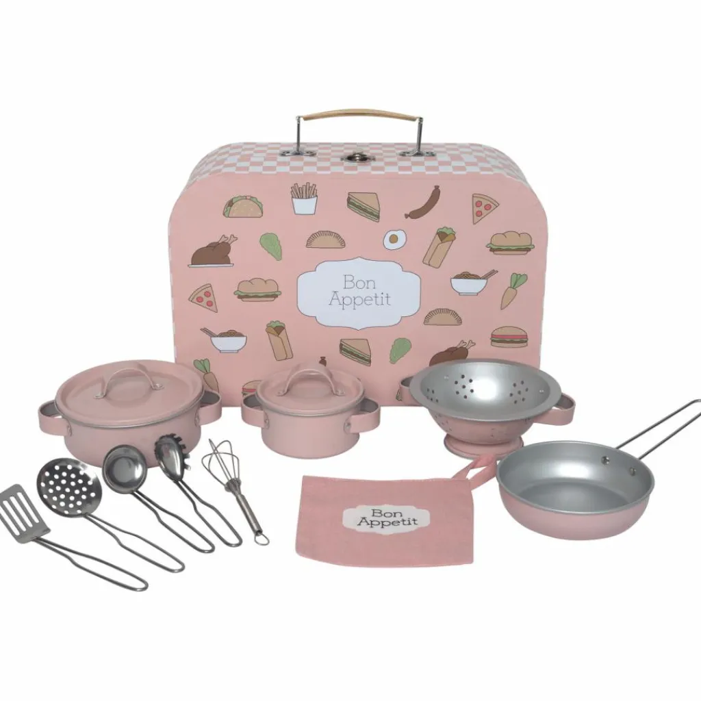 Jabadabado Set de cuisine Rose