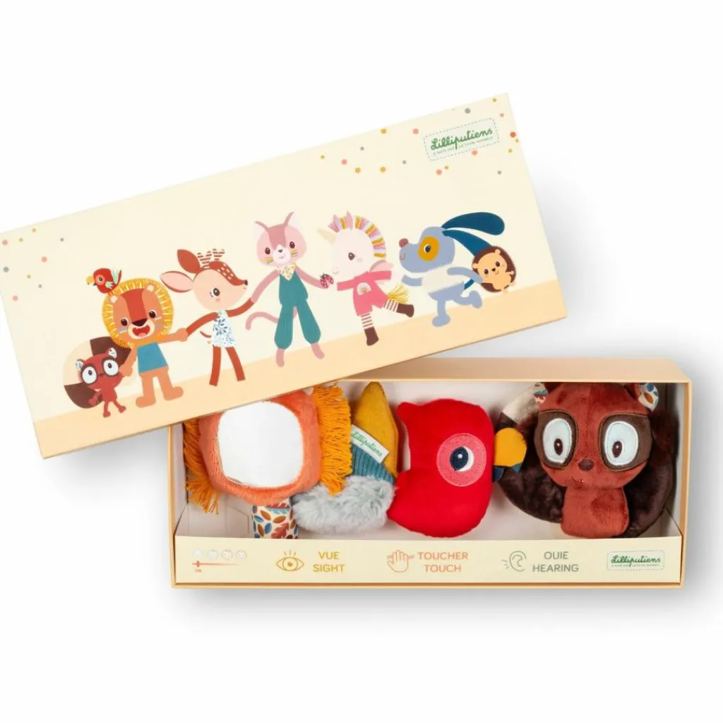 Best Set de découvertes sensorielles Jack (3 pièces) Hochet