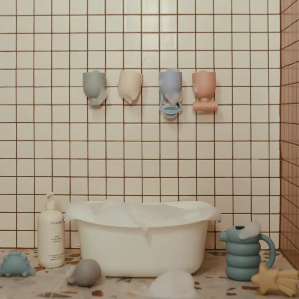 Mushie Set de jouets de bain Pour and Play (4 pièces)