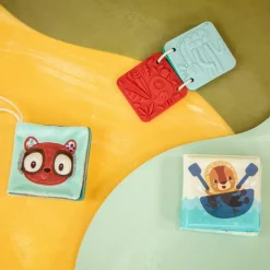 Lilliputiens Set de naissance 3 livres sensoriels Jungle