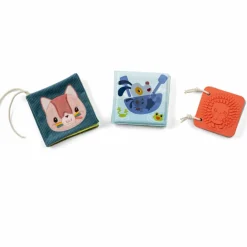 Lilliputiens Set de naissance 3 livres sensoriels Jardin