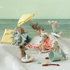 Outlet Set de plage seau pelle et coquillages pour figurine souris Accessoires Pour Univers De Jeu