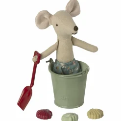 Outlet Set de plage seau pelle et coquillages pour figurine souris Accessoires Pour Univers De Jeu
