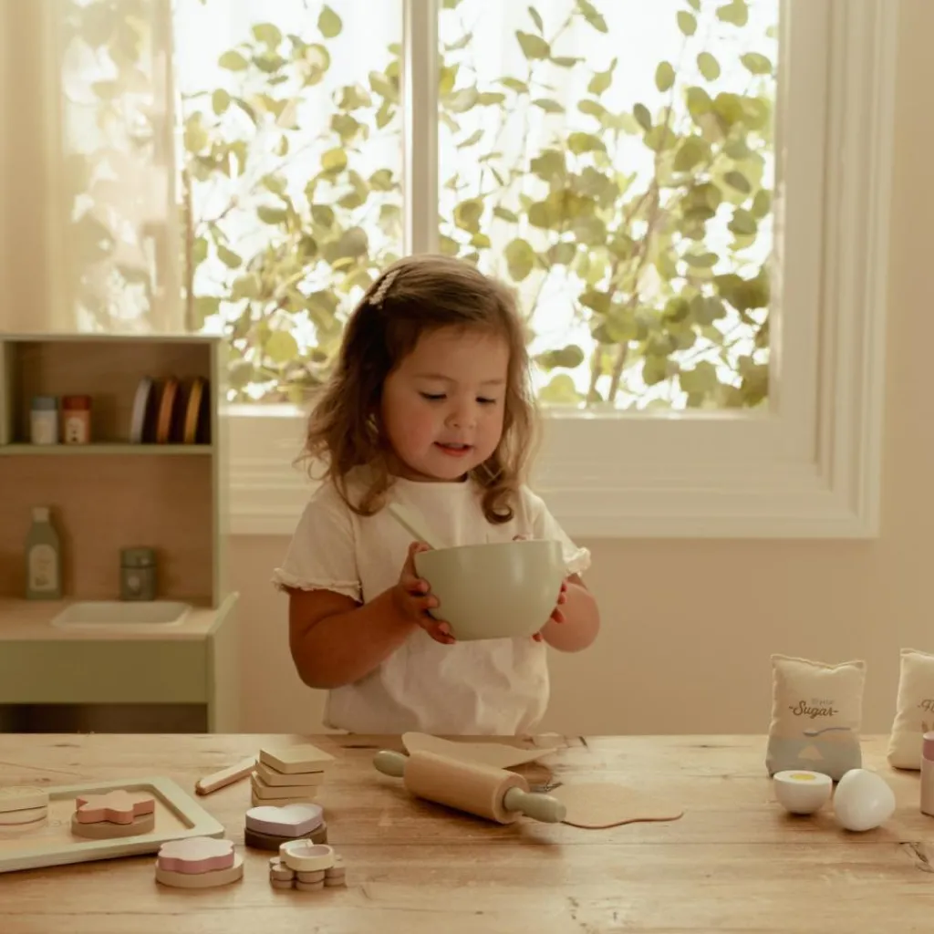 Hot Set de pâtisserie en bois FSC Dînette Et Aliments Factices