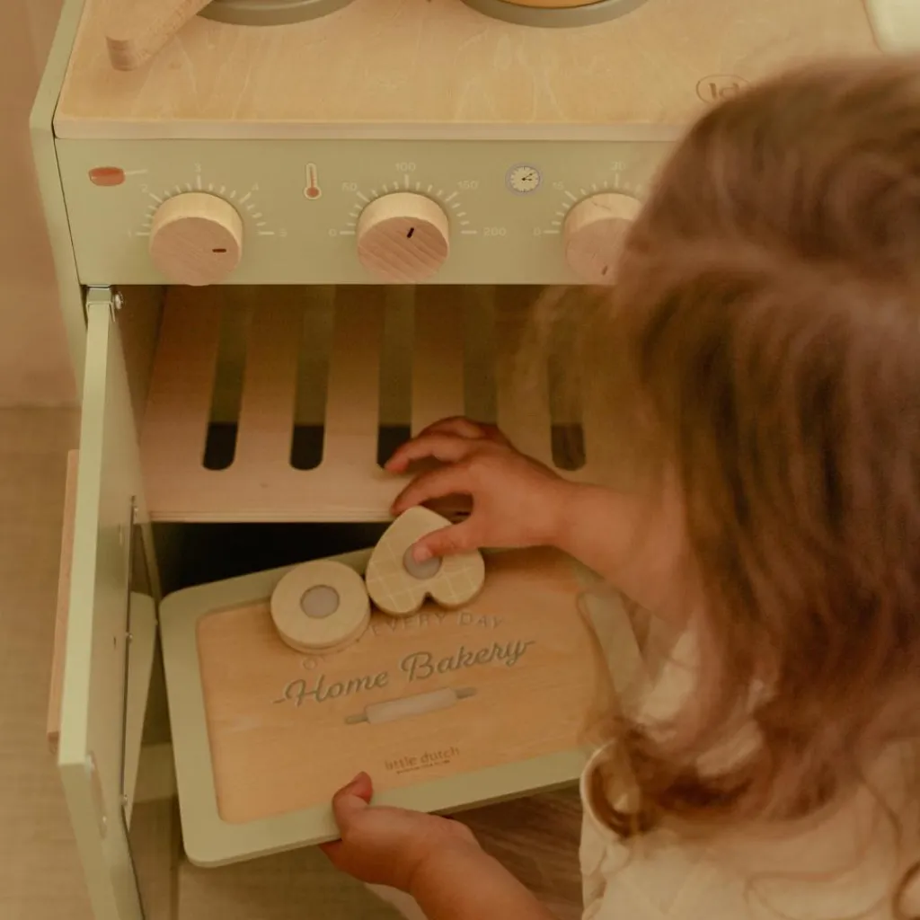 Hot Set de pâtisserie en bois FSC Dînette Et Aliments Factices