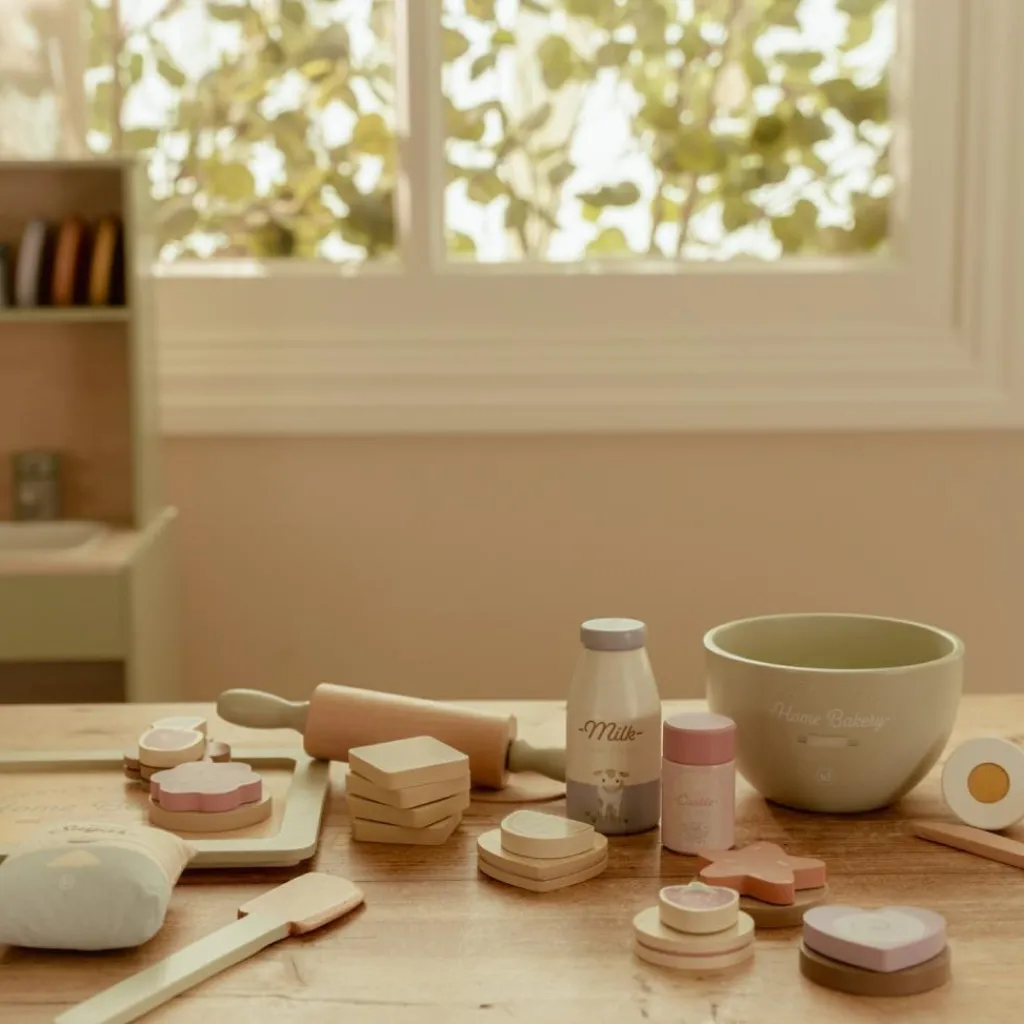 Hot Set de pâtisserie en bois FSC Dînette Et Aliments Factices