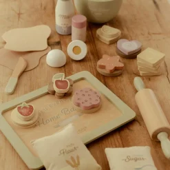 Hot Set de pâtisserie en bois FSC Dînette Et Aliments Factices