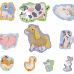 Sale Set de puzzles Les animaux de la ferme Puzzle