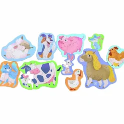 Sale Set de puzzles Les animaux de la ferme Puzzle