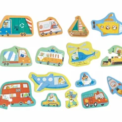 Online Set de puzzles Les moyens de transport Puzzle