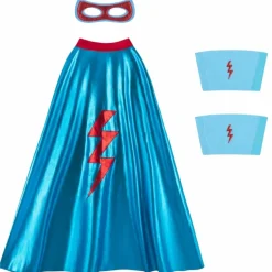 Hot Set de superhero Bleu (4-10 ans) Enfant Déguisement Enfant