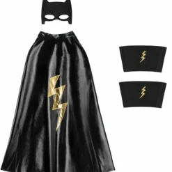 Enfant Ratatam Set de superhero Noir (4-10 ans)