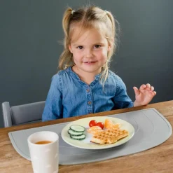 Kindsgut Set de table Arc-en-ciel Taupe