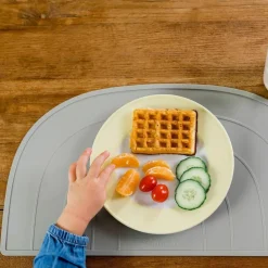 Kindsgut Set de table Arc-en-ciel Taupe