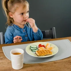 Kindsgut Set de table Arc-en-ciel Taupe