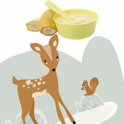 Charlie et Suzie Set de table Biche Edgar personnalisable