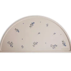 Mushie Set de table en silicone Lilac flowers