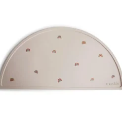 Mushie Set de table en silicone Rainbows